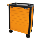 Sealey APPD7O 7 Drawer Push-To-Open Rollcab Hi-Vis Orange