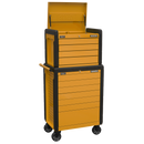 Sealey APPDSTACKO Rollcab 11 Drawer Push-To-Open Orange