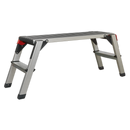 Sealey APS2 2-Tread Trade Aluminium Folding Platform EN 14183