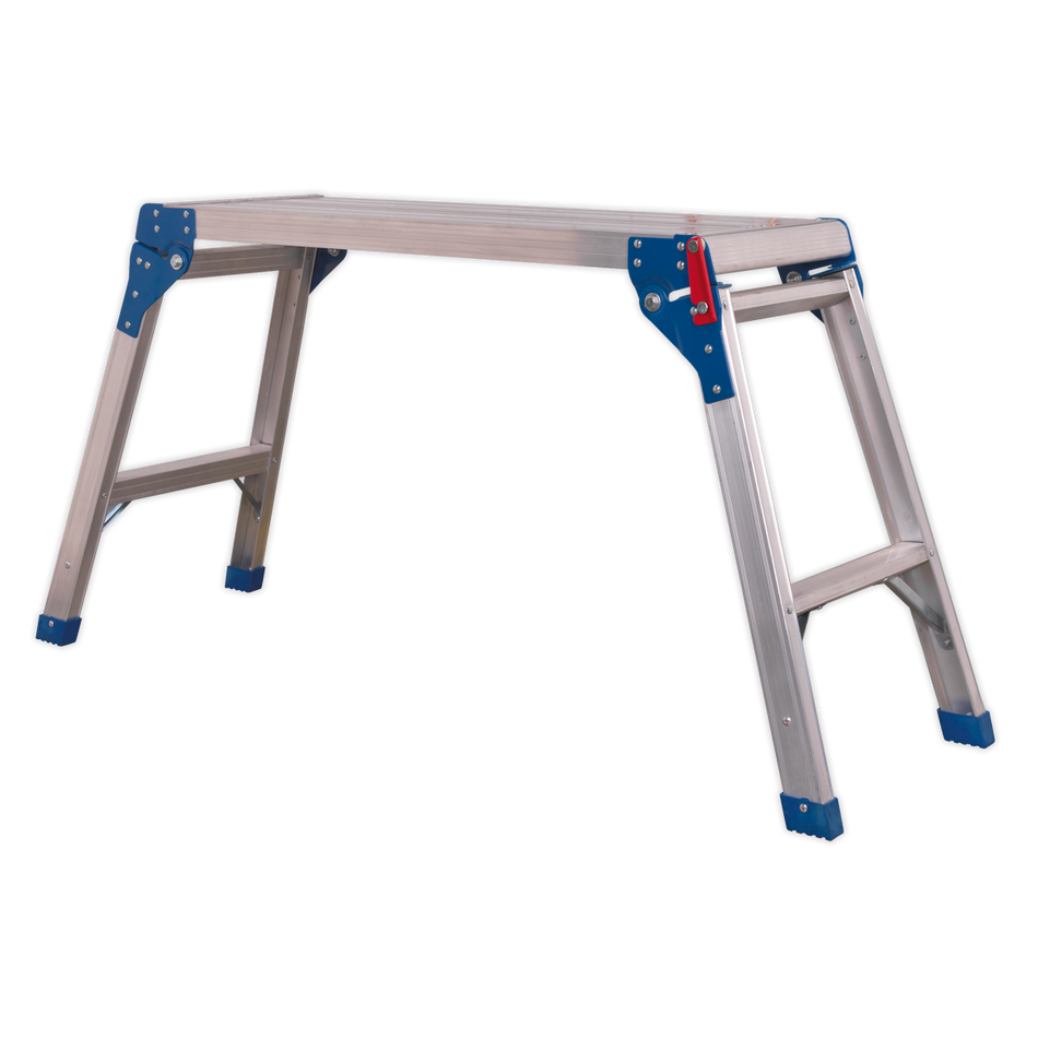Sealey APS2E 2-Tread Aluminium Folding Platform - EN 131