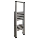 Sealey APSL2 2-Step Trade Aluminium Professional Folding Step Ladder 150kg Capacity