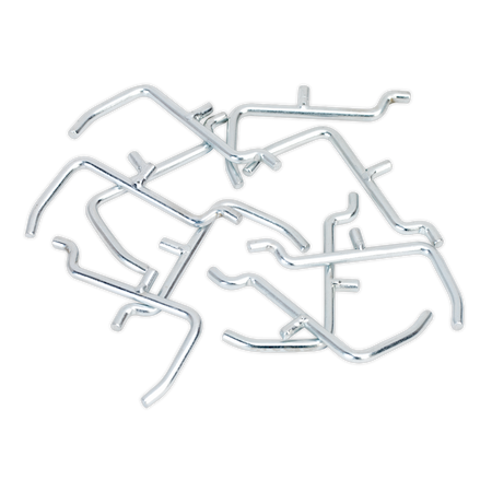Sealey APSPB.H 10pc Hook Set for APSPB Pegboard