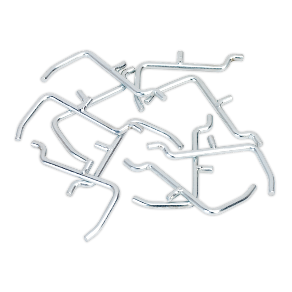 Sealey APSPB.H 10pc Hook Set for APSPB Pegboard