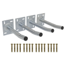 Sealey APWH Wall Mountable Storage Hooks - Set of 4