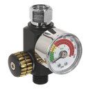 Sealey AR01 On-Gun Air Pressure Regulator/Gauge