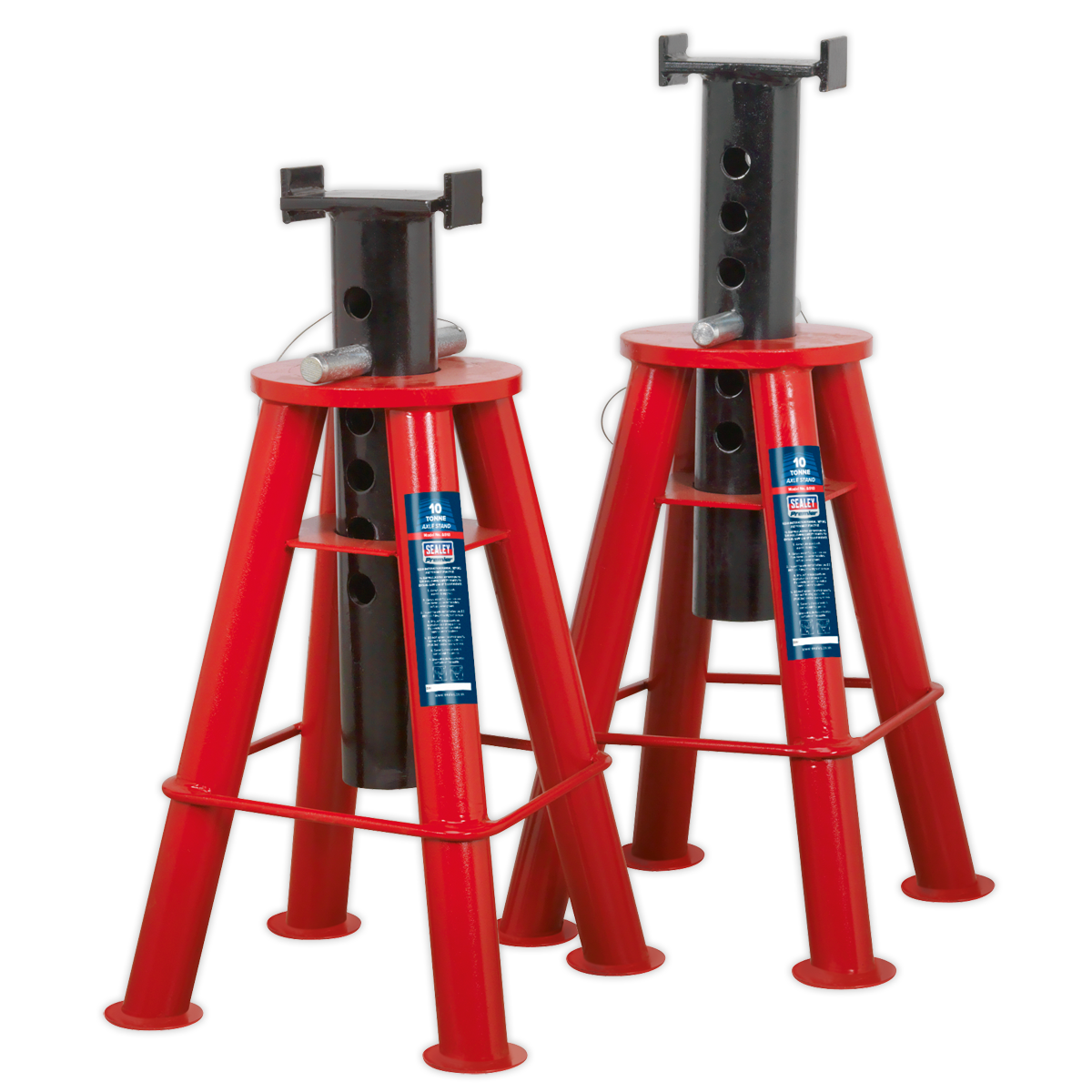 Sealey AS10 Axle Stands (Pair) 10tonne Capacity per Stand