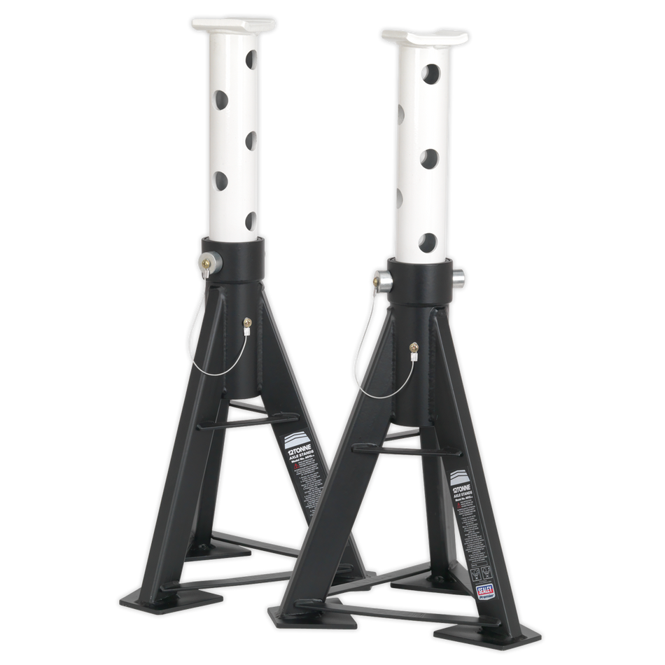 Sealey AS12 Axle Stands (Pair) 12tonne Capacity per Stand