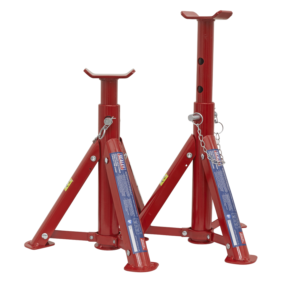 Sealey AS2000F Folding Axle Stands (Pair) 2tonne Capacity per Stand