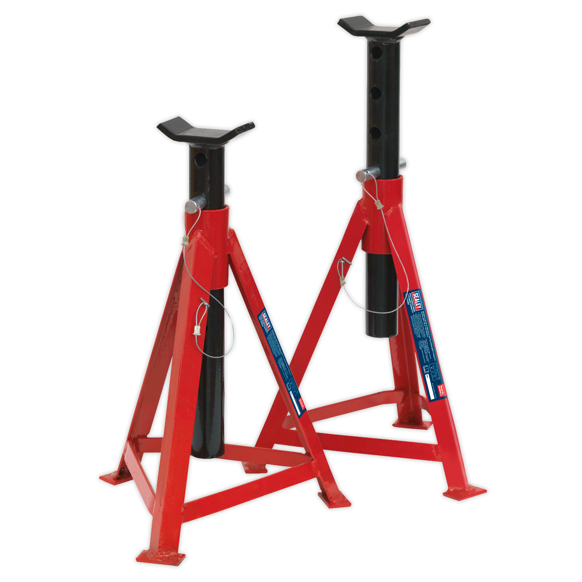 Sealey AS3000 Axle Stands (Pair) 2.5tonne Capacity per Stand Medium Height