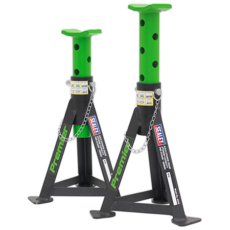 Sealey 3040AGCOMBO1 Trolley Jack 3tonne & Axle Stands (Pair) 3tonne per Stand Combo