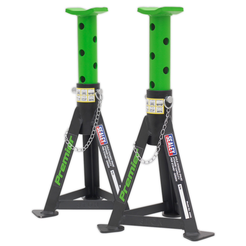 Sealey 3040AGCOMBO1 Trolley Jack 3tonne & Axle Stands (Pair) 3tonne per Stand Combo