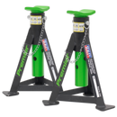 Sealey AS3G Axle Stands (Pair) 3tonne Capacity per Stand - Green