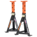 Sealey AS3O Axle Stands (Pair) 3tonne Capacity per Stand - Orange