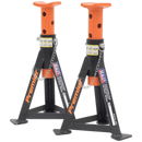 Sealey AS3O Axle Stands (Pair) 3tonne Capacity per Stand - Orange