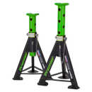 Sealey AS6G Axle Stands (Pair) 6tonne Capacity per Stand - Green