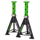 Sealey AS6G Axle Stands (Pair) 6tonne Capacity per Stand - Green