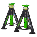 Sealey AS6G Axle Stands (Pair) 6tonne Capacity per Stand - Green