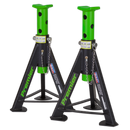 Sealey AS6G Axle Stands (Pair) 6tonne Capacity per Stand - Green
