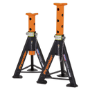 Sealey AS6O Axle Stands (Pair) 6tonne Capacity per Stand - Orange