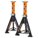 Sealey AS6O Axle Stands (Pair) 6tonne Capacity per Stand - Orange
