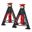 Sealey AS6R Axle Stands (Pair) 6tonne Capacity per Stand - Red