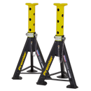 Sealey AS6Y Axle Stands (Pair) 6tonne Capacity per Stand - Yellow