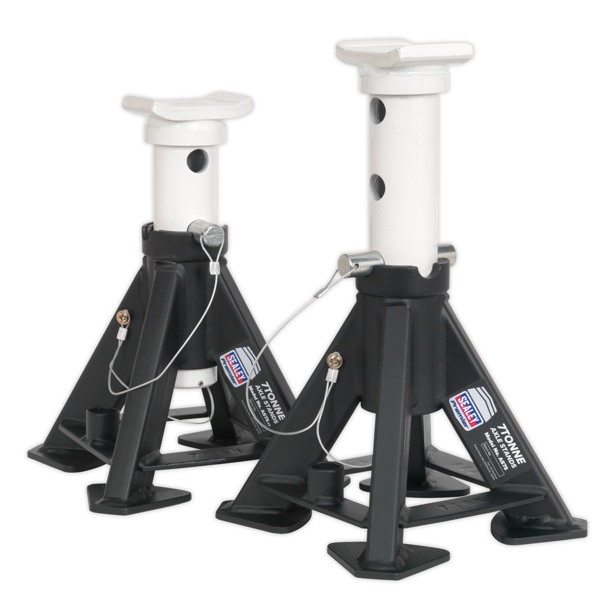 Sealey AS7S Short Axle Stands (Pair) 7tonne Capacity per Stand