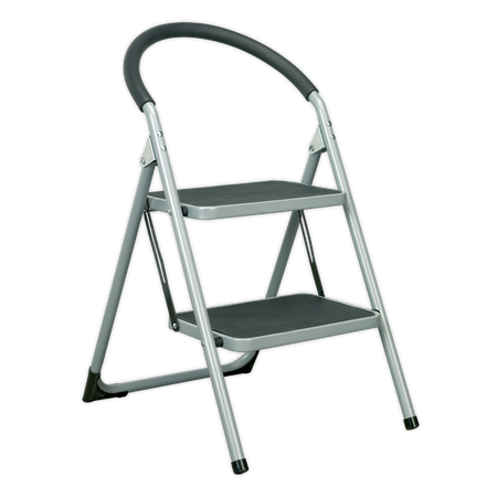 Sealey ASL2 2-Tread Trade Step Stool 150kg Capacity EN 14183
