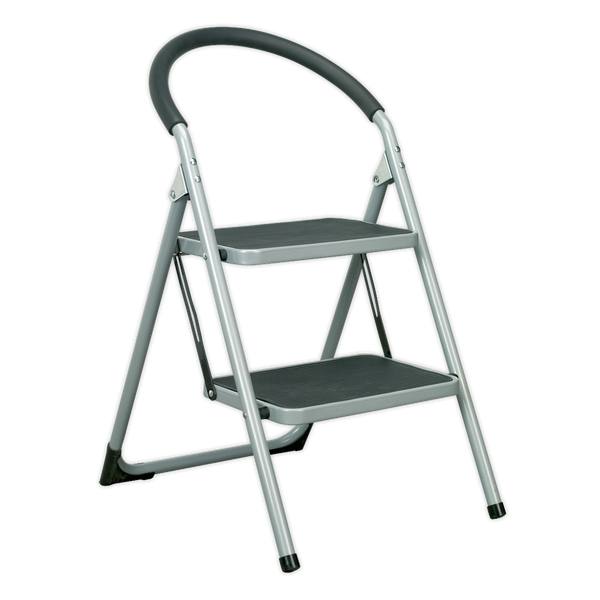 Sealey ASL2 2-Tread Trade Step Stool 150kg Capacity EN 14183