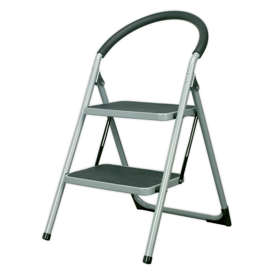 Sealey ASL2 2-Tread Trade Step Stool 150kg Capacity EN 14183