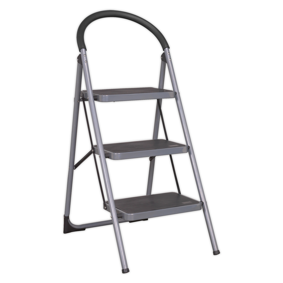 Sealey ASL23 3-Tread Trade Step Stool 150kg Capacity EN 14183