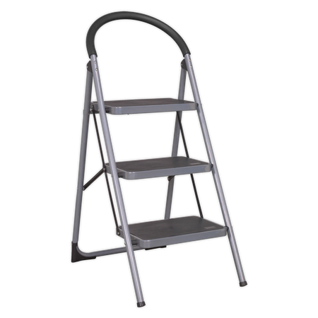 Sealey ASL23 3-Tread Trade Step Stool 150kg Capacity EN 14183