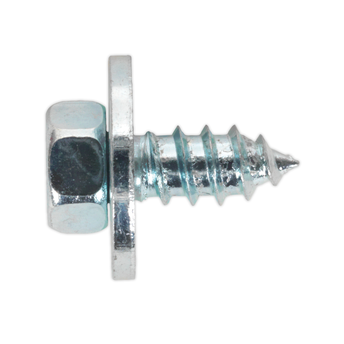Sealey ASW121 #12 x 1/2" Zinc Plated Acme Screw with Captive Washer - Pack of 50