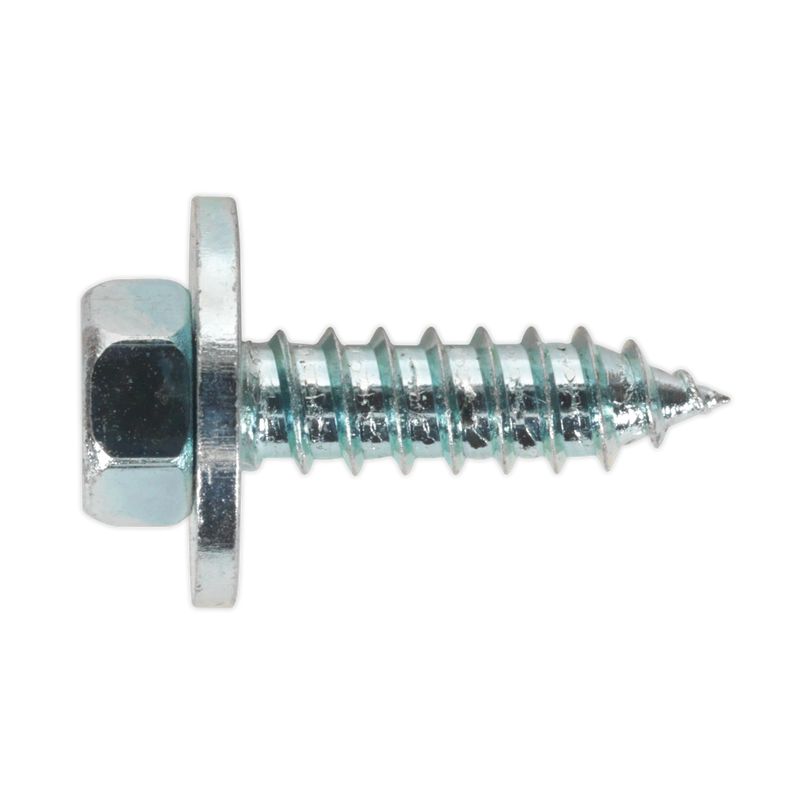 Sealey ASW12 M12 x 3/4" Zinc Plated Acme Screw with Captive Washer - Pack of 100