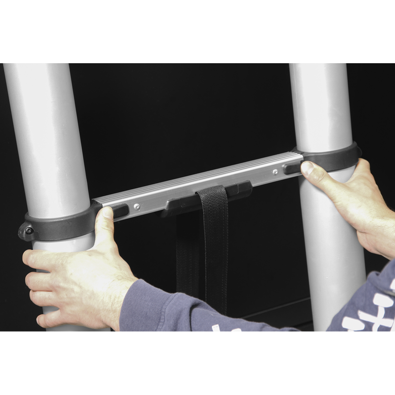 Sealey ATL09 9-Tread Trade Aluminium Telescopic Ladder EN 131