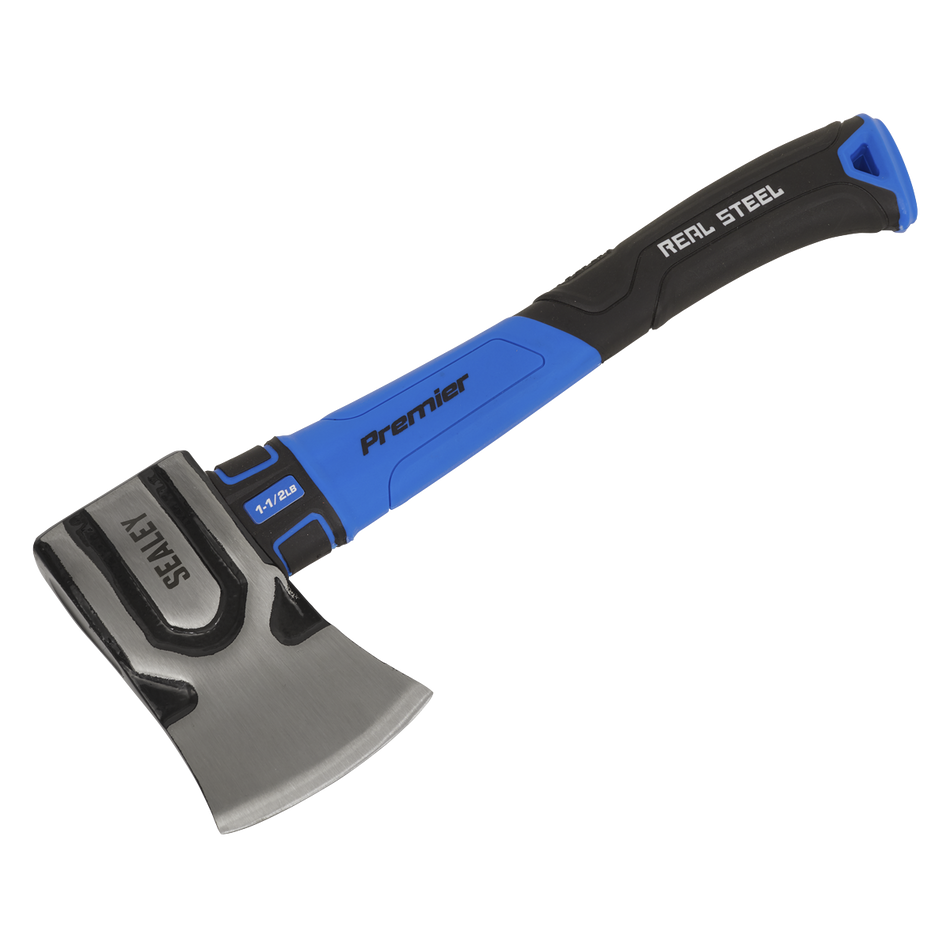 Sealey AXG98 1.5lb Hand Axe with Fibreglass Shaft