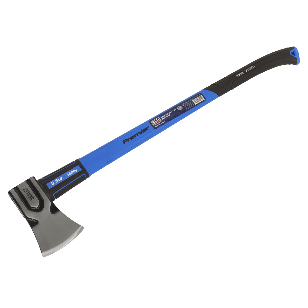 Sealey AXG99 3.5lb Felling Axe with Fibreglass Shaft
