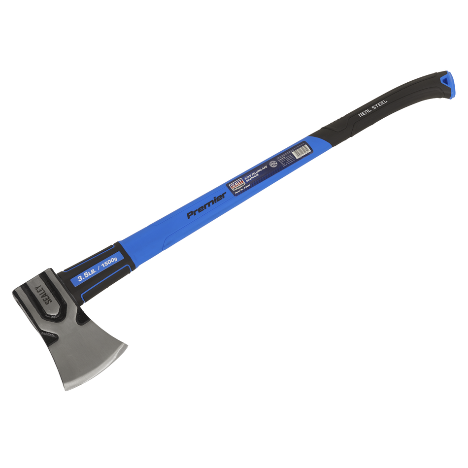 Sealey AXG99 3.5lb Felling Axe with Fibreglass Shaft