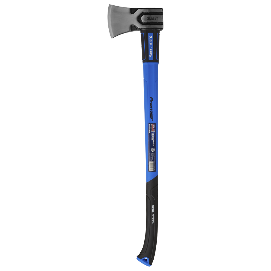 Sealey AXG99 3.5lb Felling Axe with Fibreglass Shaft