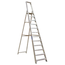 Sealey AXL12 12-Tread Industrial Aluminium Step Ladder - BS 2037/1