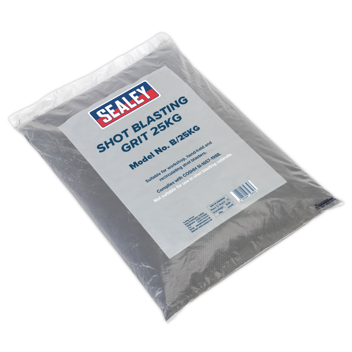 Sealey B/25KG 25kg Shot Blasting Grit - Bag