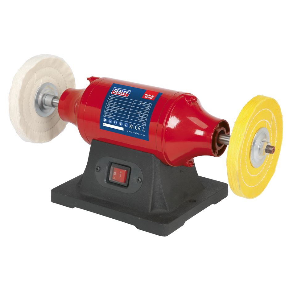 Sealey BB1502 150mm Bench Mounting Buffer/Polisher 370W/230V