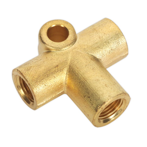 Sealey BC101003WAY M10 x 1mm Brake Tube Connector 3-Way