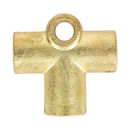 Sealey BC101003WAY M10 x 1mm Brake Tube Connector 3-Way