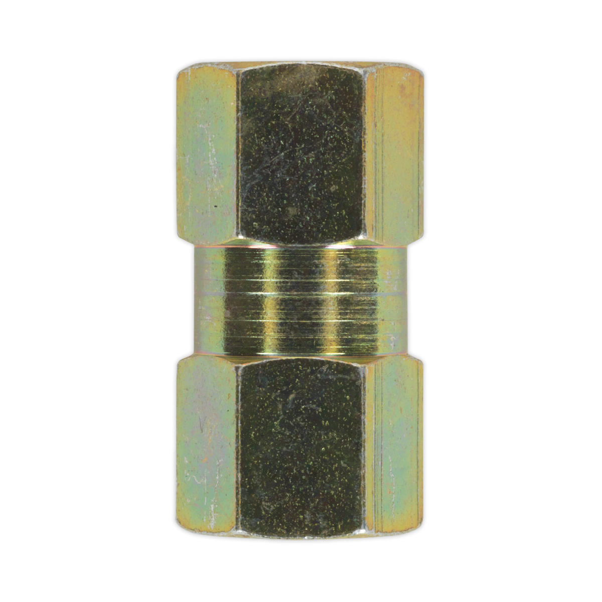 Sealey BC10100F M10 x 1mm Brake Tube Connector Female to Female - Pack of 10