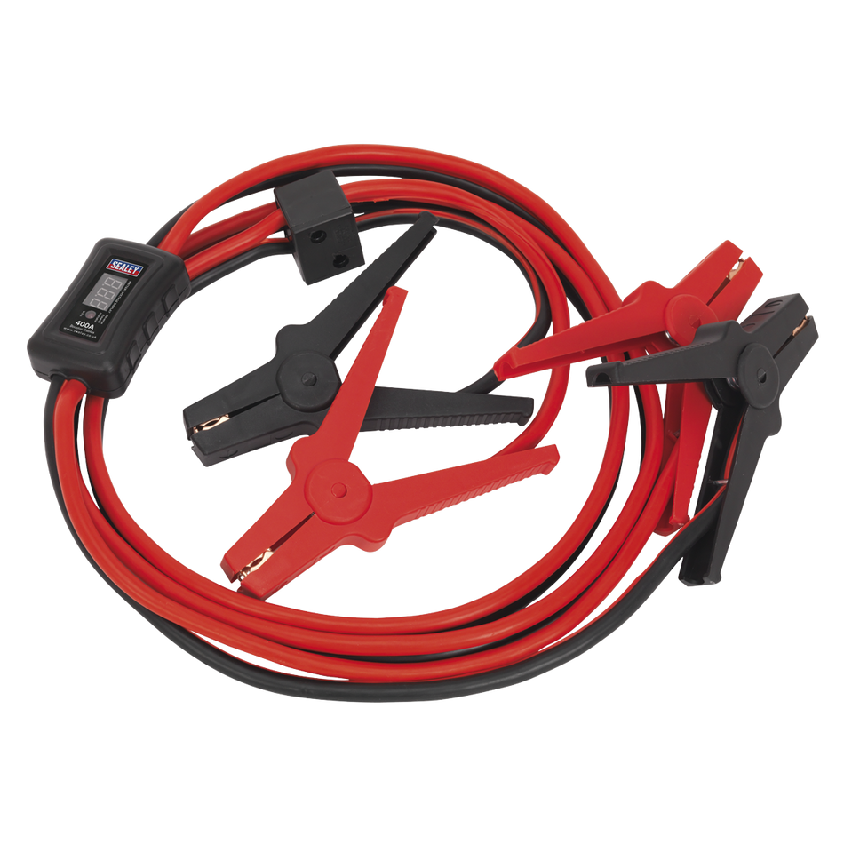Sealey BC16403SR 400A Booster Cables 16mm‚àö√á¬¨‚â§ x 3m with Electronics Protection