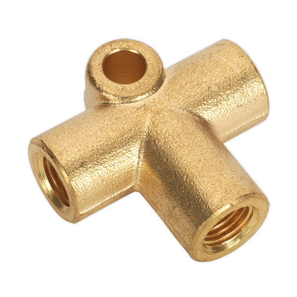 Sealey BC38243WAY 3/8"UNF x 24tpi Brake Tube Connector 3-Way