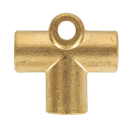 Sealey BC38243WAY 3/8"UNF x 24tpi Brake Tube Connector 3-Way