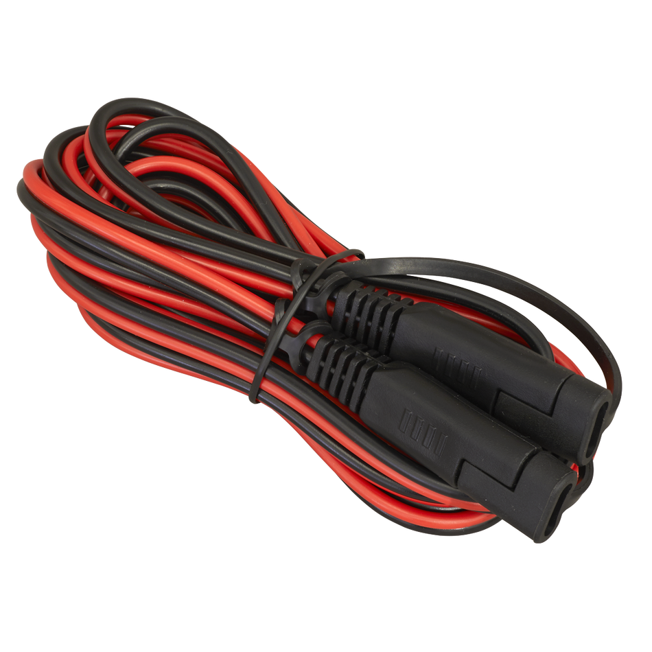 Sealey BCC1 12V Battery Charger Extension Cable 3m SAE Connector Plugs