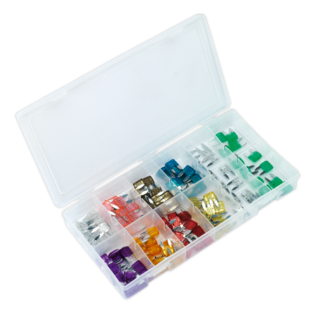 Sealey BCF100 100pc Automotive MINI Blade Fuse Assortment